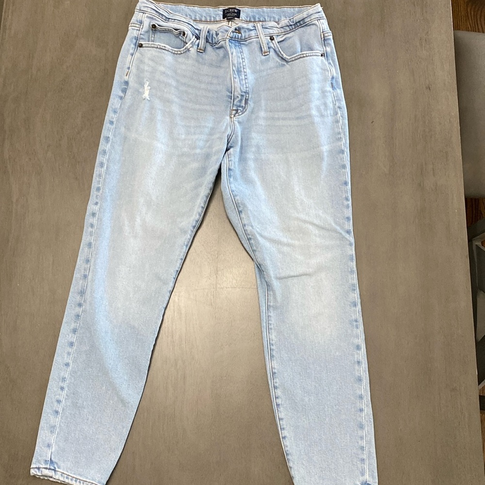 J Crew 9” mid-rise skinny jeans